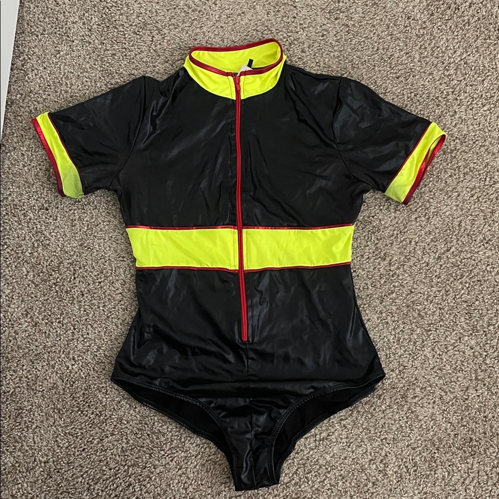 Fireman Costume one Piece bodysuit